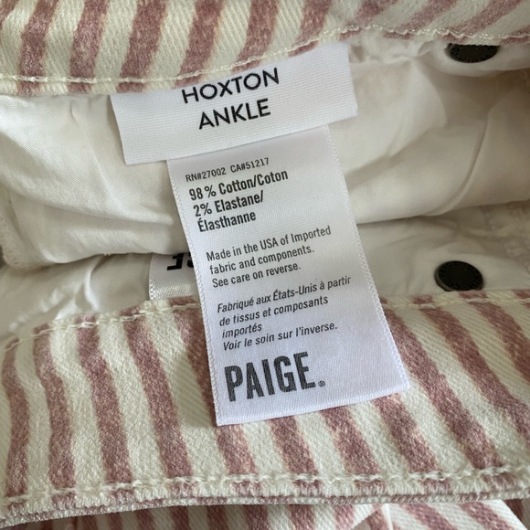 Paige Hoxton High Waist Raw Hem Ankle Skinny Jeans - Picture 11 of 13